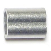 Midwest Fastener 1/8" Aluminum Rope Ferrules 1 12PK 74701